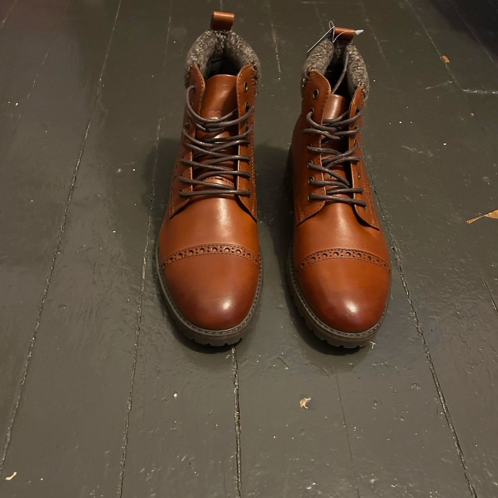 Men's Brown Leather Boots